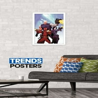 Comics oomph-poster na zidu s Deadpoolom i dominom, 14.725 22.375