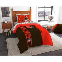 Cleveland Browns mekan i ugodan krevet u vrećici kompletan set za posteljinu