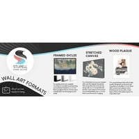 Stupell Industries Beagle u kadi Kupaonica Kućni ljubimci i insekti Galerija slika omotano platno ispis zidne umjetnosti