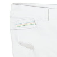 Wonder Nation Girls 'Mid-Rese Roll traper midi kratke hlače, 2-paket, veličine 5- & Plus