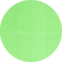 Moderni pravokutni tepisi za sobe u jednobojnoj zelenoj boji, 5' 7'