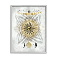 Zodijačka Karta ae astrološki simboli za faze sunca i mjeseca, 14, dizajnirao Oliver Jeffries