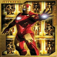 Kinematografski svemir-Iron Man-plakat na zidu dvorane oklopa, 22.375 34