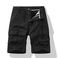 Muške Capri hlače s elastičnim strukom, planinarske sportske kratke hlače za trčanje, ljetne modne trenirke za muškarce, teretne