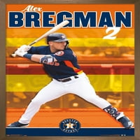 Houston Astros - Zidni plakat Ale Bregman, 22.375 34
