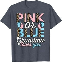 Ružičasta ili svijetloplava majica baka te voli s naznakom spola za dječji tuš
