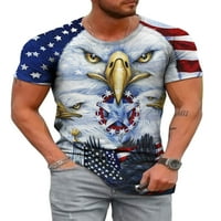Muške Ležerne ljetne majice s kratkim rukavima s kratkim rukavima majica s printom bluza modne majice s kratkim rukavima