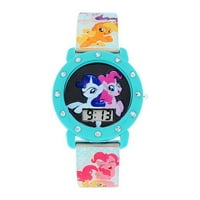 Hasbro moj mali pony unise child lcd watch raspoloženje sat u jednoj veličini boja svijetlo plava - mlp4036wm