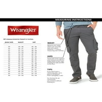 Wrangler muški i veliki muški opušteni fit fit teretni hlače s istezanjem