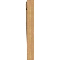 Ekena Millwork 1 2 W 46 d 46 h Tradicionalna sloj glatka glatka nosača, zapadnjački crveni cedar