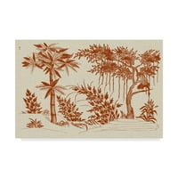 Likovna umjetnost s potpisom ukrasno drveće na platnu iz mumbo-a