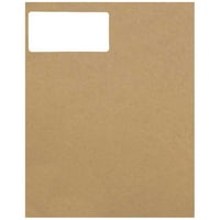 Oznake adrese za dostavu papira i omotnice, 4, Brown Kraft, po paketu