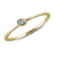 dijamantni prsten od 14k žutog zlata