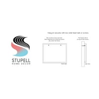Stupell Industries kontrastni cvjetni cvjetovi aranžman grafička umjetnost bijela uokvirena umjetnička tiskana zidna umjetnost, dizajn