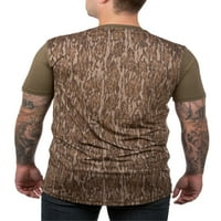 Muška košulja za lov na lov na majice s kratkim rukavima od mahovine mahovine, veličine S-3xl