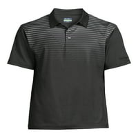 Polo majica za golf s kratkim rukavima s izblijedjelim printom, do veličine 5 inča
