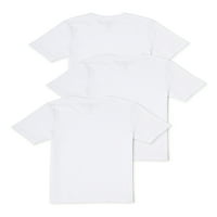Majica s okruglim vratom i kratkim rukavima za dječake, 3 pakiranja, veličine 4 - i haskija