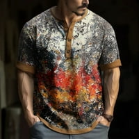 Muška modna majica s kratkim rukavima s kratkim rukavima, proljeće i Ljeto, Muške majice s kratkim rukavima s printom