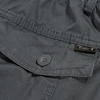 Muške modne kratke hlače s džepovima s patentnim zatvaračima u donjem rublju, sportske kombinezone, Casual hlače, Muške kratke hlače