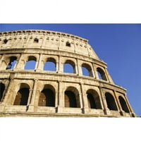 _1887617 uvećani Koloseum i plavo nebo, ispis plakata izbliza, - izbliza