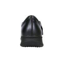 Sat udobnosti adelije široke širine profesionalne glatke cipele crne 10,5