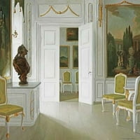 Unutrašnjost salona - ispis plakata iz Fredensborga Christiana Thielemanna-Petersona