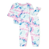 Spavaj na njemu Djevojka za djecu Super mekanu tijesnu fit pidžamu, 2-komad, veličine 2T-4T