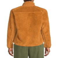 Ženska jakna u odnosu na prednju jaknu s gumbima