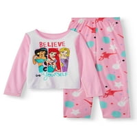 Djevojke 'Disney princeza s dvodijelnim runom pidžama set
