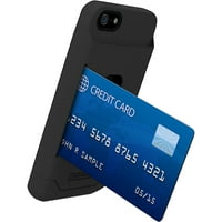 Marbue zaliha za nošenje kućišta Apple iPhone kreditna kartica, ID kartica, crna