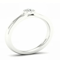 1 10K dijamantni zaručnički prsten od 10k bijelog zlata