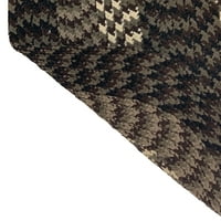 Najbolji trendovi alpski polipropilenski pleteni tepih s čokoladnim prugama, 20 30 za sve uzraste