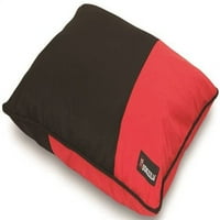 Jastuk za krevet tkanina poklopac crno crvena