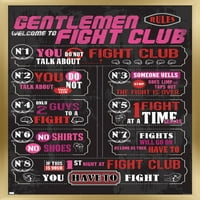 Fight Club - pravila zidna plakata, 14.725 22.375