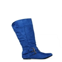 Priroda povjetarca visoke ženske čizme u plavoj boji