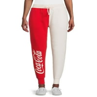 Coca-Cola juniori samo kokse grafički joggers hlače, veličine xs-3x