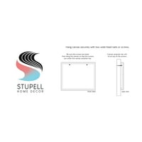 Stupell Industries Zimske skije za odmor Vijeće grafičke umjetničke galerije zamotana platna za tisak zidne umjetnosti, dizajn Jennifer