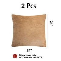 Jedinstveni prijedlozi dekorativne jastučnice od mekog viskoznog baršuna 24 mt 24 u boji pijeska