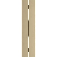 Stolarija u rustikalnom stilu od 1 do 2 Sh 28s dvije daske razmaknute, letva u obliku slova M, rolete od grubo piljenog drveta u