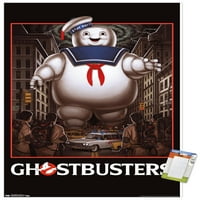 Ghostbusters - Ostanite Puft Marshmallow Man Wall Poster, 22.375 34
