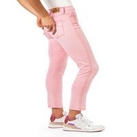 Jordache Vintage Molly High Rise Stoned Pink Skinny Jean Women's