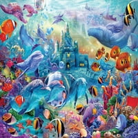 Remek-djela svijetle u mraku zagonetka-užitak morskog dvorca