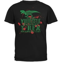 T-shirt Jurassic - Always Be Yourself -Re Attack Crna mladih majica Jurassic - Omladinska mala