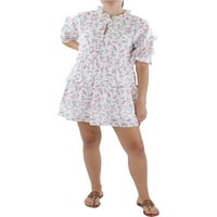 70.21.1 ženska kratka mini haljina s cvjetnim printom