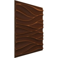 Ekena Millwork 5 8 W 5 8 h Ripple Endurawall Dekorativna 3D zidna ploča, Univerzalna starska metalna hrđa