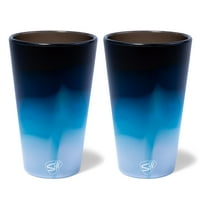 Silipint: Silikonske čaše: Mjesečeva greda - 16oz Neraskidiva šalice, fleksibilna, toplo hladnoća, ne klizanje lako prianjanja