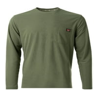 Wrangler radna odjeća muške džepne košulje za izvedbu dugih rukava, veličina S-3xl
