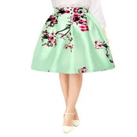 Jedinstveni prijedlozi cvjetna Ženska haljina s plisiranom midi suknjom visokog struka