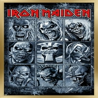 Iron Maiden - plakat albuma Grid Wall, 14.725 22.375