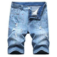 Outfit traper kratke hlače ulični trend udobne ljetne Muške kratke hlače Na otvorenom plave